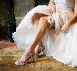 Исторический экскурс – зачем нужна подвязка невесты на ноге и обязательно ли ее одевать