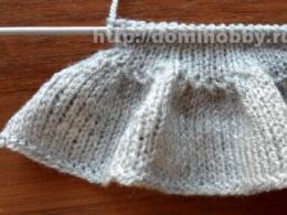 Volante tricotate - cel mai interesant lucru din bloguri Volante tricotate